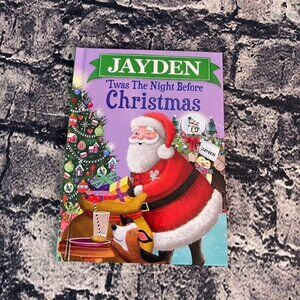 JAYDEN ‘Twas The Night Before Christmas Personalized Book For The Name